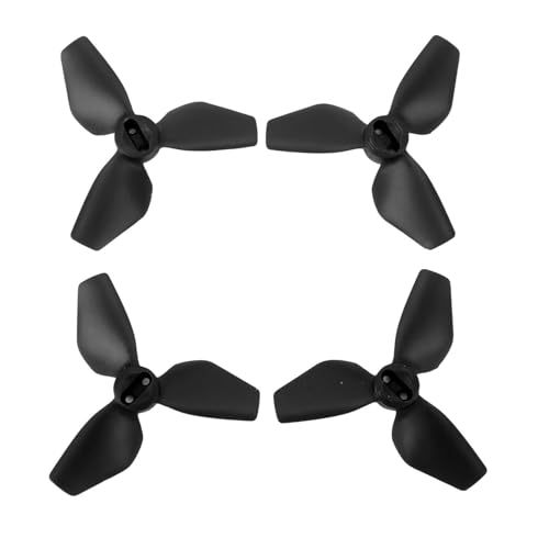 BOROCO 2 Paar Propeller Ersatz für NEO Zubehör PC Drone Propeller Wing Blade Ersatzteile mit Schrauben (Schwarz) von BOROCO