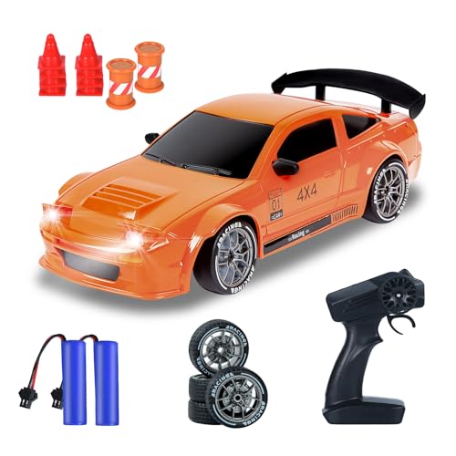 BORSTOYPRO RC Drift Car, 1:24 Ferngesteuertes Auto 4WD Drift GT-RX7 RC Cars Fahrzeug Hochgeschwindigkeits-Racing RC Drifting Car mit voller proportionaler Drossel Geschenke Spielzeug für Jungen Kinder BORSTOYPRO RC Drift Car, 1:24 Ferngesteuertes Auto 4WD Drift GT-RX7 RC Cars Fahrzeug Hochgeschwindigkeits-Racing RC Drifting Car mit voller proportionaler Drossel Geschenke Spielzeug für Jungen Kinder von BORSTOYPRO