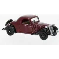 BOS 87521 1:87 / H0 Citroen Traction Avant Faux Cabriolet dunkelrot, schwarz, von BOS