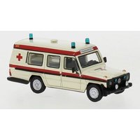 BOS 87825 1:87 Mercedes G-Klasse Binz Ambulanz beige, 1985 von BOS