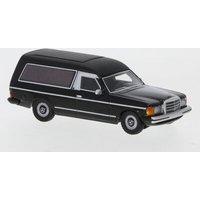 BOS MODELS 87685 1:87 Mercedes W123 Bestattungswagen, schwarz, 1977 von BOS