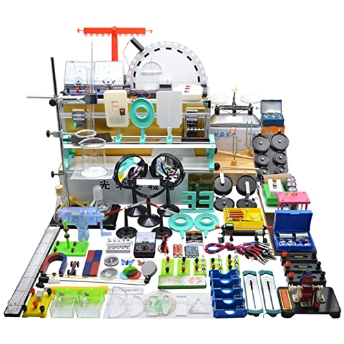 Circuit Physics Experiment Equipment, Physics Experiment Box Set, Mechanics, Optics, Acoustic Heat, Magnetism, Electrical Science Training Teaching Aid Set von BOSHYUM