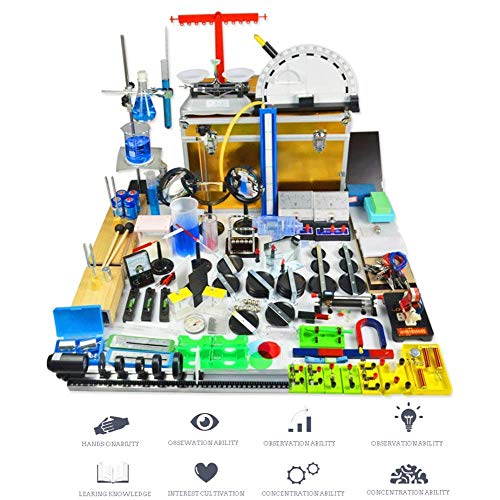 Educational Science Model Physics Experiment Equipment Full Set of Teaching Experiment Box Electromagnetic Sound Optics Aluminum Alloy Model with Optical Bench von BOSHYUM