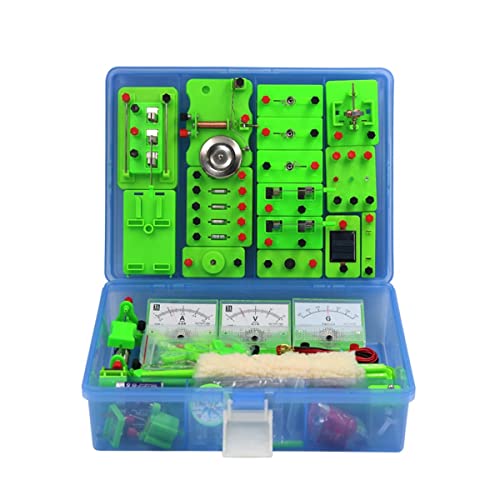 Electromagnetism Experiment Kit Physics Circuits Learning Starter Kit with Ammeter Voltmeter Etc. Physics Experiment Equipment Suitable for Electromagnetism Exploration von BOSHYUM