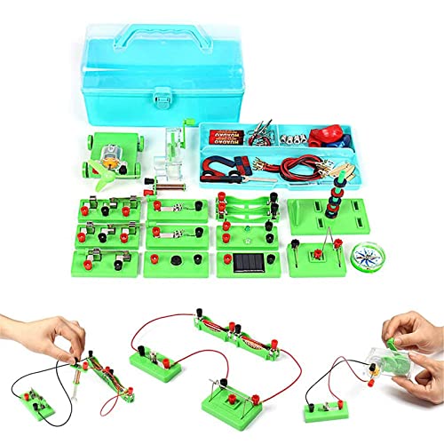 Physics Electricity Circuit Set, Science Lab Starter Kit for Basic Circuit Learning, Electricity and Magnetism Experiment for Students von BOSHYUM