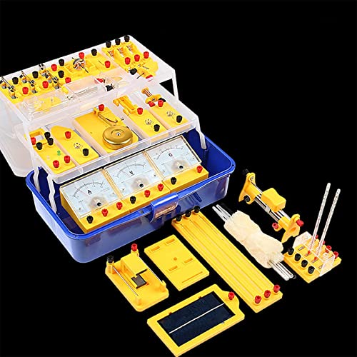 Physics Electromagnetic Experiment Box, Junior High School Basic Physic Electric Circuit Learning Starter Kit Electrical Equipment Set von BOSHYUM