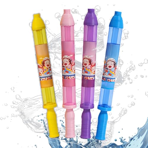 BOSONS Wasserfeuerwerk-Spielzeug, Wasserpistolen-Spielzeug, Wasserfeuerwerk-Sprinkler, lustiges Outdoor-Wasserspielzeug, Wasserspritzer, Garten-/Strand-Wasserparty, Poolparty-Spiele (All(4PCS)) von BOSONS