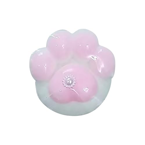 BOSSETY 8CM Taba Squishy,Cat Paw Squishy, Fufu Squishy,Katzenpfoten Squishy, Süße Katzenpfoten Stressabbau Fidget Toys für Kinder und Erwachsene (Rosa‘) von BOSSETY