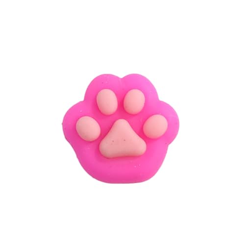 BOSSETY Cat Paw Squishy,TRP-Quetschspielzeug für Katzenpfoten, Stressabbau,Taba Squishy, Fufu Squishy, Süße Katzenpfoten Stressabbau Fidget Toys für Kinder und Erwachsene (Rosa) von BOSSETY