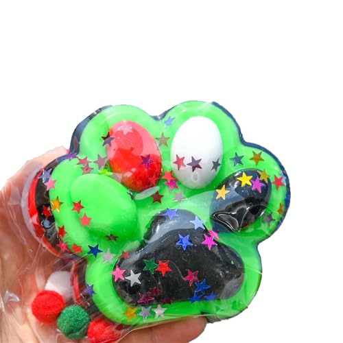 BOSSETY Große 12CM Taba Squishy,Cat Paw Squishy, Fufu Squishy,Katzenpfoten Squishy, Süße Katzenpfoten Stressabbau Fidget Toys für Kinder und Erwachsene (D) von BOSSETY