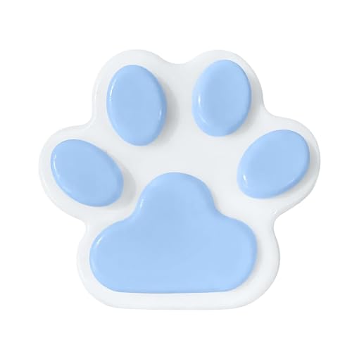 BOSSETY Große 14CM Cat Paw Squishy,Mochi Kawaii Squishy, Fufu Squishy,Katzenpfoten Squishy,Für Jungen, Mädchen Und Menschen, Die Arbeiten,Fidget Toys, Anti Stress Spielzeug (Bleu) von BOSSETY