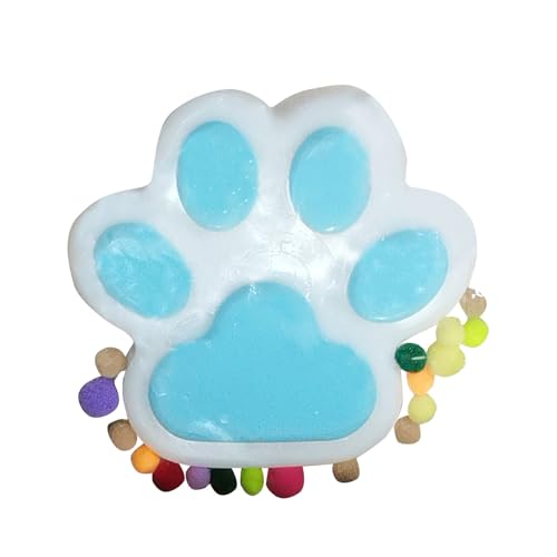 BOSSETY Große 15CM Taba Squishy,Cat Paw Squishy, Fufu Squishy,Katzenpfoten Squishy, Süße Katzenpfoten Stressabbau Fidget Toys für Kinder und Erwachsene (Blau) von BOSSETY