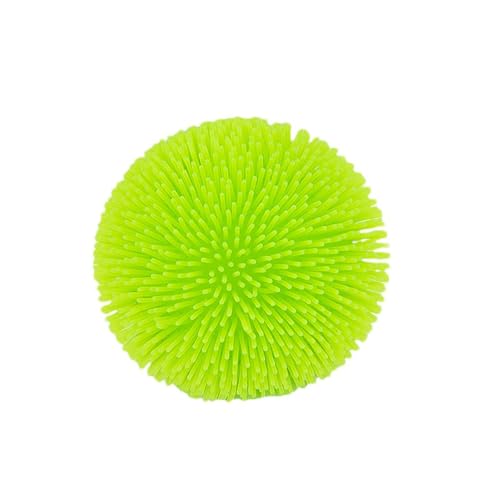 BOSSETY Stressbälle, Haarball-Dekompressionsspielzeug, Antistressbälle für Kinder Erwachsene,Fufu Squishy, Squeeze Spielzeug Squishies Ball 1pc (Grün) von BOSSETY