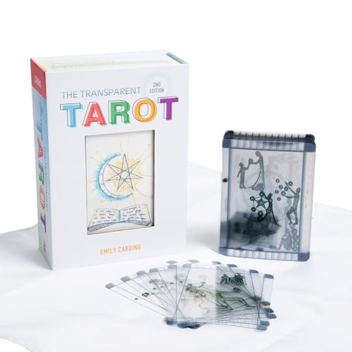 BOSSETY Tarotkarten - The Transparent Tarot - 78 Tarot Cards - Mit Bedienungsanleitung - Hochtransparentes PET Material, Leicht Robust, Bruch- und verformungsfest - Schwebender visueller Effekt - Gift BOSSETY Tarotkarten - The Transparent Tarot - 78 Tarot Cards - Mit Bedienungsanleitung - Hochtransparentes PET Material, Leicht Robust, Bruch- und verformungsfest - Schwebender visueller Effekt - Gift von BOSSETY
