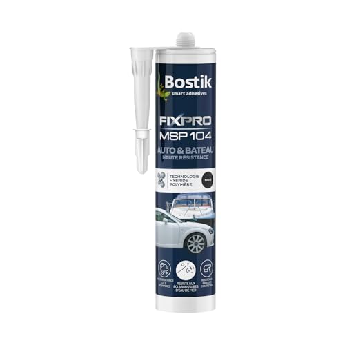 GP Bostik MSP 104 Hybrid-Dichtstoff für Auto und Boot, Schwarz von BOSTIK