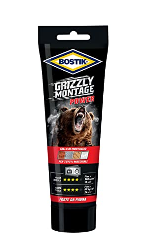 UHU 8710439278513 Bostik Grizzly Montage Power, weiß, 250 g von BOSTIK