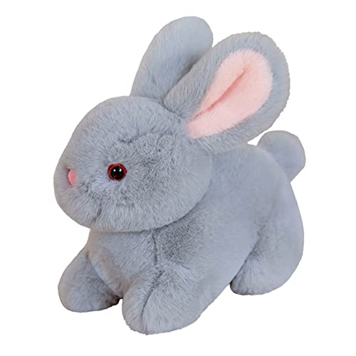 BOTCAM Der Singende Und Sprechende Elefant Spielt Guck-Guck Mit Den Ohren 2023 Kuscheltier Simulation Kaninchen Puppe Anhänger Kinder Puppe Geburtstagsgeschenk Wohnzimmer Dekorationen (Grey, One Size) von BOTCAM