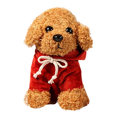 BOTCAM Niedliches Trompetenspiel Simulations-Hund Tier Puppe Cute Trompete Babyspielzeug (D, One Size) von BOTCAM