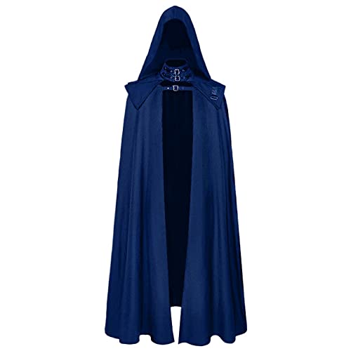 Halloween Umhang mit Kapuze, Teufel Kostüm Hexenkostüm Vampir Umhang Erwachsene Halloween Kostüm Damen und Herren Umhang Mittelalter Umhang Cape Mantel Karneval Weihnachten Kostüm Große Größe S-5XL von BOTCAM