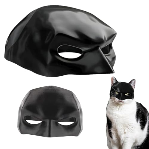 BOUFEIDA Maske für katzen,Katzenmaske,3D Tierbekleidung,Katzenbekleidung,Geeignet Für Halloween Oder Den Täglichen Spaß（10cm） von BOUFEIDA