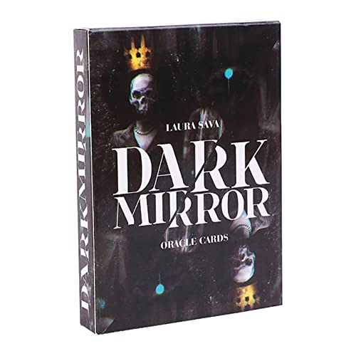 Dark Mirror Orakelkarten 32 Karten Deck Tarot Familie Party Brettspiel Astrologie Wahrsagung Schicksal Tarotkarten von BOUNTYLT