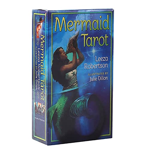 Mermaid Tarot Cards Oracles Divination Deck Englische Brettspiele für Family Party Tarot Game von BOUNTYLT