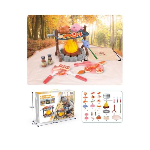 Kinder-Camping-Spielzeug-Set, Kinderspielzeug, Lagerfeuer-Set, Outdoor-Pädagogisches Kinderspiel von BOWTONG