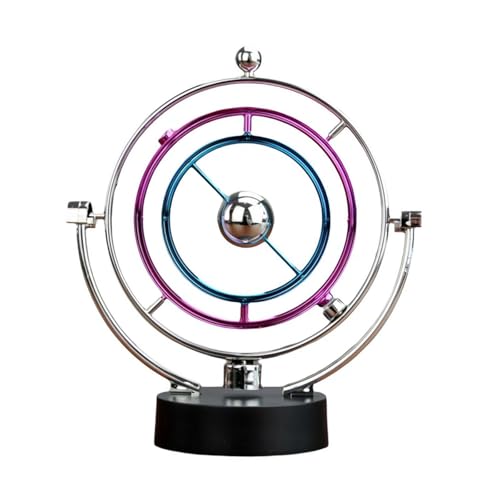 Perpetual Motion, Perpetuum Mobile Riesenrad-Balance, Multiply Color Asteroid Electric Powered Physics Science Balance Ball for Home Office Desk Decoration (Style 1) von BOWTONG