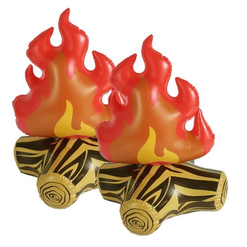 BOXOB 4 Stück Lagerfeuer Aufblasbar, Künstliche Feuerstelle Dekoration Pielzeug für Drinnen und Draußen zum Spielen für Kinder Camping-Thema Geburtstagsfeier Szenengestaltung und Foto-Requisiten BOXOB 4 Stück Lagerfeuer Aufblasbar, Künstliche Feuerstelle Dekoration Pielzeug für Drinnen und Draußen zum Spielen für Kinder Camping-Thema Geburtstagsfeier Szenengestaltung und Foto-Requisiten von BOXOB
