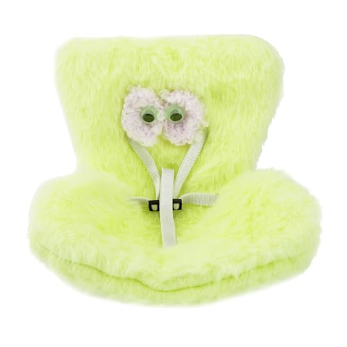 BOXOB Autositz für Puppen, Grüner Plüsch Sicherheitsstuhl Große Augen Auto Lüftungsschlitz Clips Weichem Flauschigem Kissen Dekoratives Sofa Schreibtisch Anzeigezubehör für 10-17cm Puppen Stofftiere BOXOB Autositz für Puppen, Grüner Plüsch Sicherheitsstuhl Große Augen Auto Lüftungsschlitz Clips Weichem Flauschigem Kissen Dekoratives Sofa Schreibtisch Anzeigezubehör für 10-17cm Puppen Stofftiere von BOXOB
