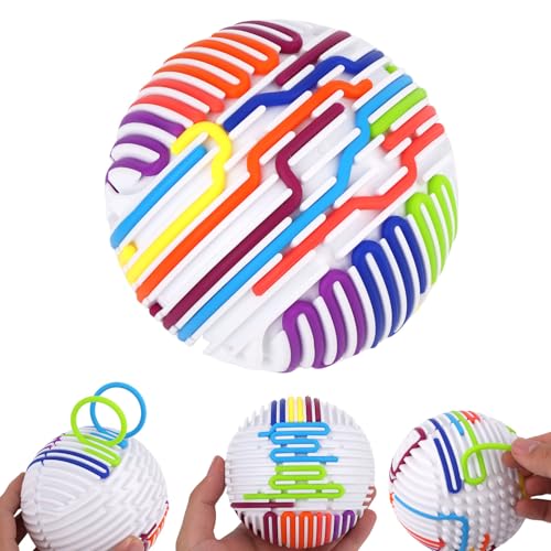 BOXOB Sensorischer Aktivitätsball mit Schnur, Beruhigendes Sensorisches Spielzeug Leises Reisefreundliches Spielzeug Beruhigender Aktivitätsball für Kinder und Erwachsene Bei BOXOB Sensorischer Aktivitätsball mit Schnur, Beruhigendes Sensorisches Spielzeug Leises Reisefreundliches Spielzeug Beruhigender Aktivitätsball für Kinder und Erwachsene Bei von BOXOB