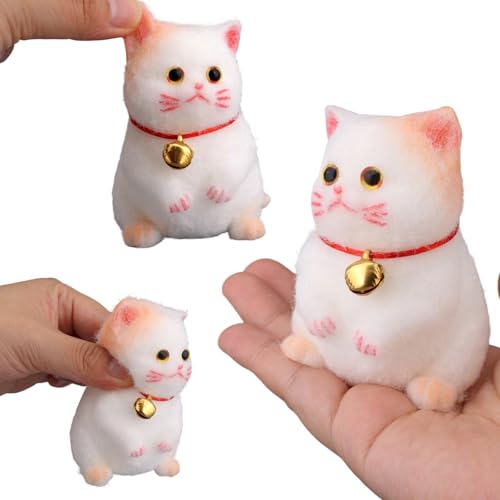 Weiches Katzen Quetsch Spielzeug für Kinder und Erwachsene, Taba Squishy Süß Glockenkatze Quetsch Spielzeug Antistress Kawaii Fidget Geschenk für Entspannung und Spaß Weiches Katzen Quetsch Spielzeug für Kinder und Erwachsene, Taba Squishy Süß Glockenkatze Quetsch Spielzeug Antistress Kawaii Fidget Geschenk für Entspannung und Spaß von BOXOB