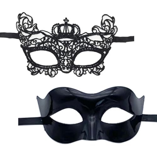 BOZILY Schwarze Maskerade-Maske von BOZILY