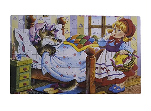 BP 1947-3 Caperucita y EL Lobo Puzzle, bunt von B&P