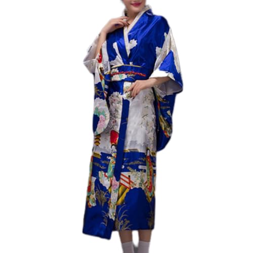 BPURB Damen Kimono Robe Japanisches traditionelles Kleid Geisha Yukata Halloween Party Cosplay Fotografie Kostüm von BPURB