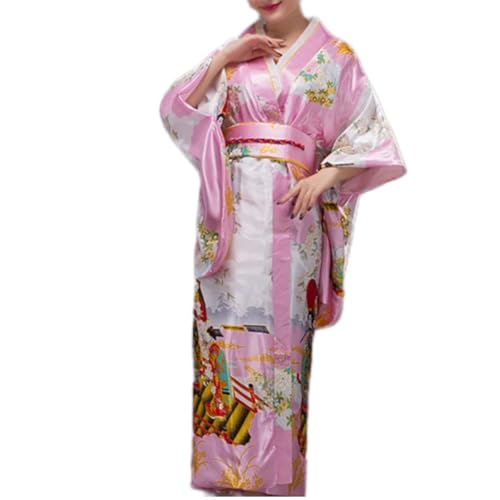 BPURB Damen Kimono Robe Japanisches traditionelles Kleid Geisha Yukata Halloween Party Cosplay Fotografie Kostüm von BPURB