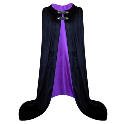 BPURB Unisex Halloween Weihnachten Vampire Party Erwachsene in voller Länge Robe Mantel lange Wildleder Cape Mantle Cosplay Kostüm von BPURB