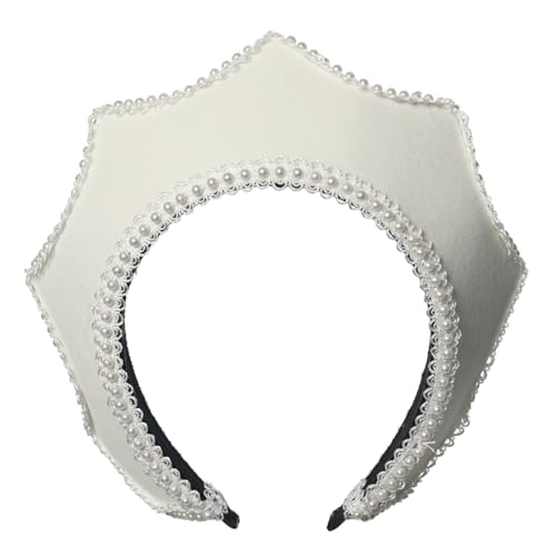 Mittelalterliche Renaissance Tudor Queen Kopfschmuck für Frauen Anne Boleyn Stirnband Elisabethanische viktorianische Königliche Koronett Kapuze Tiara Hut von BPURB