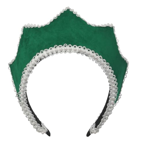 Mittelalterliche Renaissance Tudor Queen Kopfschmuck für Frauen Anne Boleyn Stirnband Elisabethanische viktorianische Königliche Koronett Kapuze Tiara Hut von BPURB