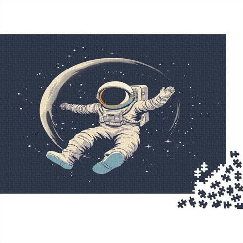 Astronaut Puzzle 1000 Teile für Erwachsene Puzzle 1000 Teile Lernspiele Heimdekoration Puzzle Die besten Geschenke Für Männer Und Frauen 1000 Stück (75 x 50 cm) von BQGHCKEUF