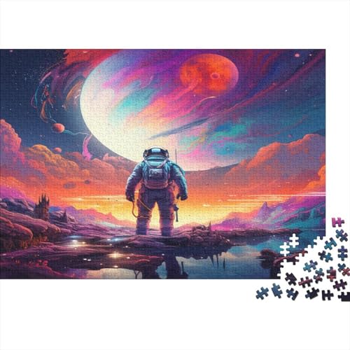 Astronautee Puzzles 1000 Teile für Erwachsene, recycelbare Materialien von hoher Qualität und hochauflösendes Druckpuzzle, Familienspiel, Geschenke für Freunde. 1000 Stück (75 x 50 cm) von BQGHCKEUF