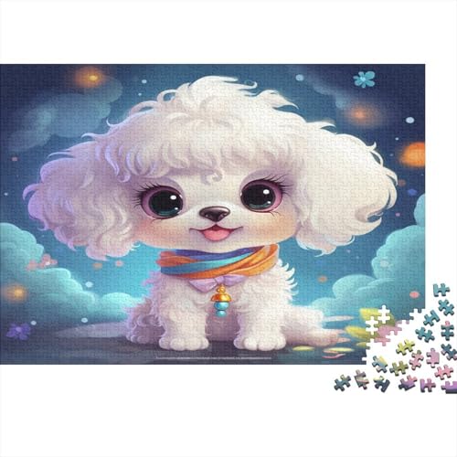 DOG 1000 Stück Erwachsene Puzzle Spiele Entspannung und Intelligenz Nachhaltiges Holzpuzzle Puzzle für Familienspiel Geschenk Für Liebe Und Freund Nachhaltig 1000 Stück (75 x 50 cm) von BQGHCKEUF