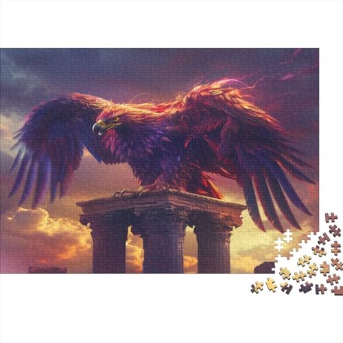 Eagle Jigsaw Puzzle mit 1000 Teilen für Wohnkultur, Lernspiel für Zuhause und Erwachsene, 1000 Teile, 1000 Teile (75 x 50 cm) von BQGHCKEUF