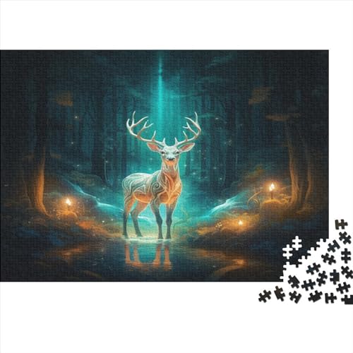 Elk 1000 Stück Erwachsene Puzzle Spiele Entspannung und Intelligenz Puzzle für Familienspiel Geschenk Für Liebe Und Freund Nachhaltiges Holzpuzzle 1000 Stück (75 x 50 cm) von BQGHCKEUF