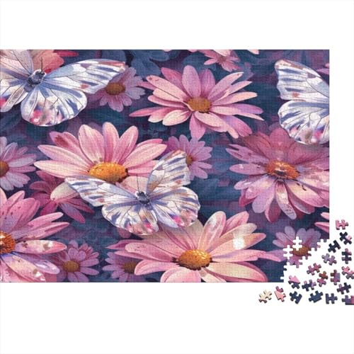 Flower Classic Puzzle 1000 Teile für Erwachsene, Jigsaw Puzzles Kinder, Puzzle Dekompressionsspielzeug Intellektuell Pädagogisch Lustig Spiel für Familien 1000 Stück (75 x 50 cm) von BQGHCKEUF