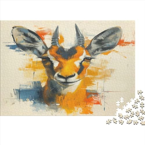 Goat 1000 Teile für Erwachsene, anspruchsvolles Puzzle, pädagogische Spiele, tolles Geschenk für Erwachsene, 1000 Stück, 1000 Stück (75 x 50 cm) von BQGHCKEUF