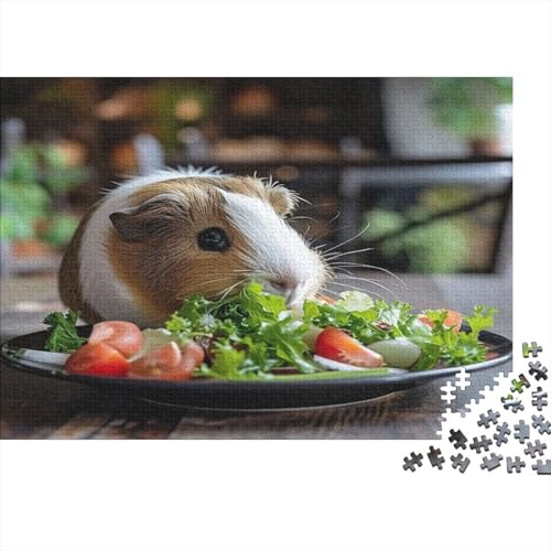 Guinea Pig Puzzle 1000 Teile, Puzzle mit 1000 Teilen für Erwachsene, Jigsaw Puzzle 1000 Teile, Puzzle für Erwachsene, Puzzle für Kinder, klassische Puzzles 1000 Stück (75 x 50 cm) von BQGHCKEUF