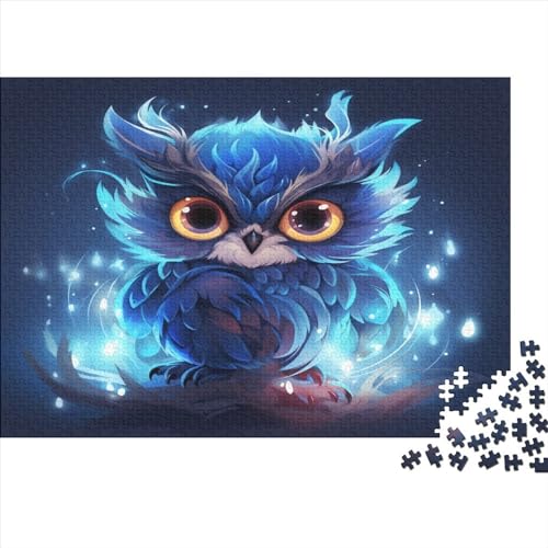 Owl Puzzle mit 1000 Teilen für Erwachsene Puzzle 1000 Teile Lernspiele Heimdekoration Puzzle Beste Geschenke für Männer und Frauen 1000 Stück (75 x 50 cm) von BQGHCKEUF