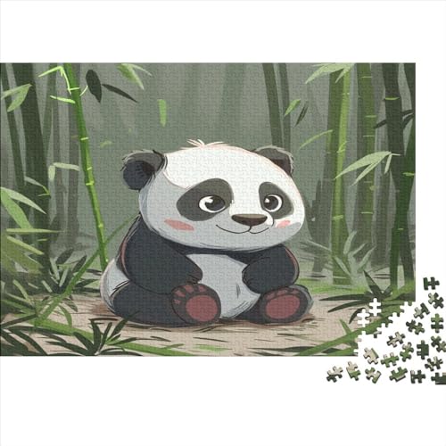 Panda Puzzle Erwachsene 1000 Teile nachhaltige pädagogische Puzzlespiele für die Wanddekoration der Erwachsenen Familie 1000 Stück 1000 Stück (75 x 50 cm) von BQGHCKEUF