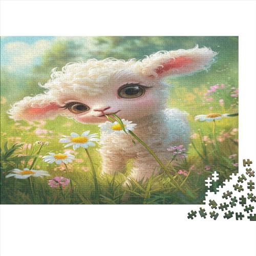 Sheep Puzzle mit 1000 Teilen für Erwachsene Puzzle mit 1000 Teilen Puzzle mit 1000 Teilen Lernspiele Dekoration Puzzle kann als Geschenk verwendet werden 1000 Stück (75 x 50 cm) von BQGHCKEUF